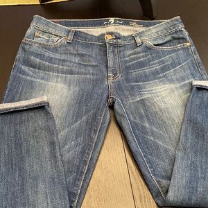 7 for all mankind- crop Roxane jeans- size 32